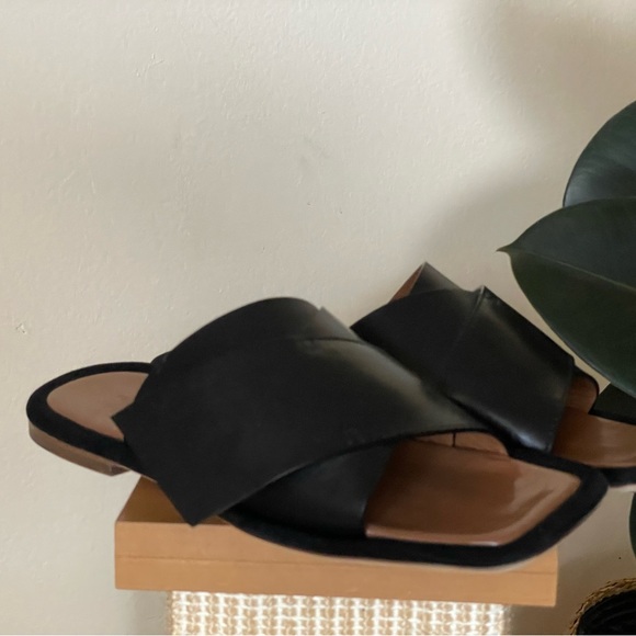 Rejina Pyo Dara Slides Sandals - Black - size 41 - Picture 5 of 12